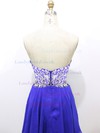 Cute Sweetheart Ruffles Short/Mini Royal Blue Lace Chiffon Prom Dresses #LDB020100581