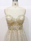 Sparkly Ivory Short/Mini Tulle with Sequins Sweetheart Prom Dress #LDB020100598