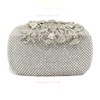 Silver Crystal/ Rhinestone Wedding Flower Handbags #LDB03160003