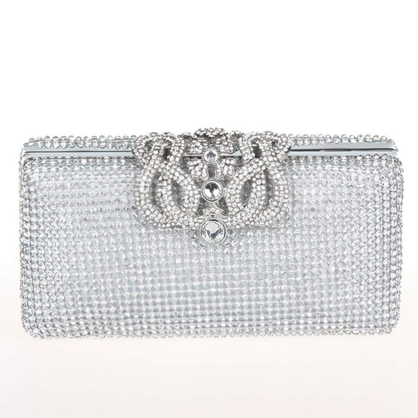Gold Crystal/ Rhinestone Wedding Crystal/ Rhinestone Handbags #LDB03160005
