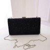 Black Shiny Material Ceremony&Party Sequin Handbags #LDB03160008