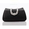 Black PU Ceremony&Party Crystal/ Rhinestone Handbags #LDB03160010
