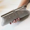 Silver Crystal/ Rhinestone Wedding Crystal/ Rhinestone Handbags #LDB03160011