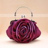Black Silk Wedding Metal Handbags #LDB03160027