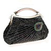 Black Sequin Wedding Metal Handbags #LDB03160037