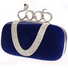 Black Velvet Ceremony&Party Crystal/ Rhinestone Handbags #LDB03160041