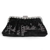 Black Sequin Ceremony&Party Crystal/ Rhinestone Handbags #LDB03160060