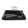Black PU Casual&Shopping Crystal/ Rhinestone Handbags #LDB03160061