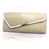 Gold Metal Office&Career Crystal/ Rhinestone Handbags #LDB03160063