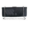Black Silk Casual&Shopping Metal Handbags #LDB03160065