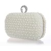 Pink Imitation Pearl Wedding Crystal/ Rhinestone Handbags #LDB03160069