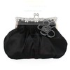 Black Silk Ceremony&Party Flower Handbags #LDB03160078