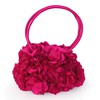 Black Silk Wedding Flower Handbags #LDB03160084