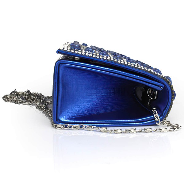Black PU Wedding Crystal/ Rhinestone Handbags #LDB03160089