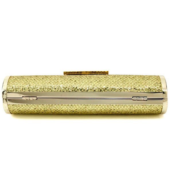 Gold Sparkling Glitter Wedding Crystal/ Rhinestone Handbags #LDB03160116