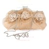 Black Silk Wedding Flower Handbags #LDB03160121