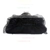 Black Silk Wedding Flower Handbags #LDB03160121
