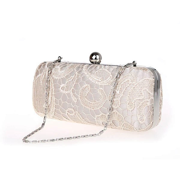 Black Lace Wedding Metal Handbags #LDB03160170