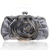 Black Silk Wedding Metal Handbags #LDB03160184