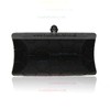 Black Polyester Wedding Beading Handbags #LDB03160185
