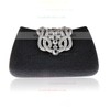 Black Cloth Wedding Crystal/ Rhinestone Handbags #LDB03160187