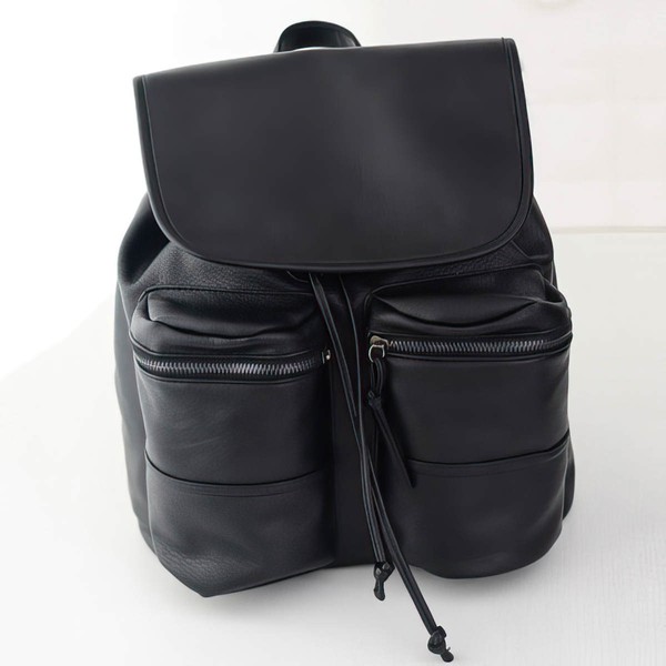 Black PU Casual & Shopping Ruffles Handbags #LDB03160137