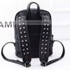 Black PU Casual & Shopping Rivet Handbags #LDB03160141