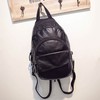 Black PU Casual & Shopping Handbags #LDB03160147