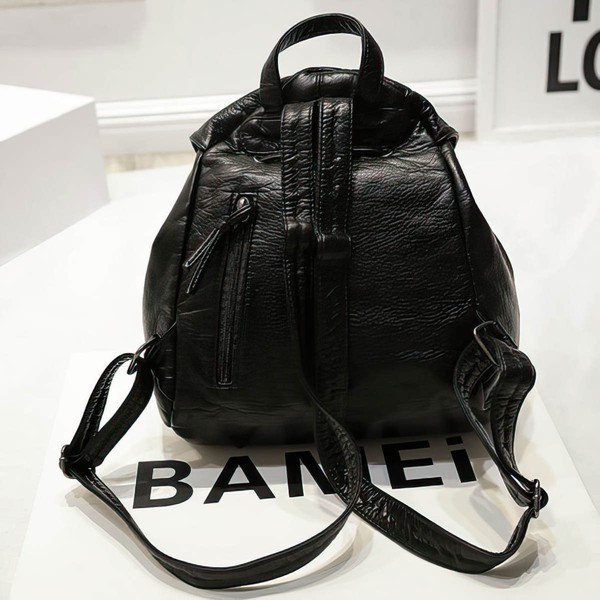 Black PU Casual & Shopping Metal Handbags #LDB03160152