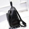 Black PU Casual & Shopping Rivet Handbags #LDB03160155