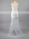 Tulle with Pearl Detailing Sweetheart Exclusive Trumpet/Mermaid Prom Dresses #LDB02017301