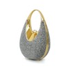 Light gray Sparkling Glitter Wedding Imitation Pearl Handbags #LDB03160199