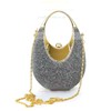 Light gray Sparkling Glitter Wedding Imitation Pearl Handbags #LDB03160199