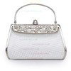 Silver Silk Wedding Metal Handbags #LDB03160212