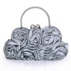 Black Silk Wedding Flower Handbags #LDB03160214