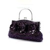 Black Silk Wedding Flower Handbags #LDB03160221