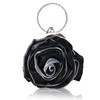 Black Silk Wedding Flower Handbags #LDB03160226