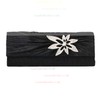 Black Silk Wedding Crystal/ Rhinestone Handbags #LDB03160230