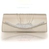 Silver Silk Ceremony & Party Crystal/ Rhinestone Handbags #LDB03160250