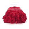Red Silk Wedding Ruffles Handbags #LDB03160252