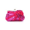 Peach Silk Wedding Metal Handbags #LDB03160262