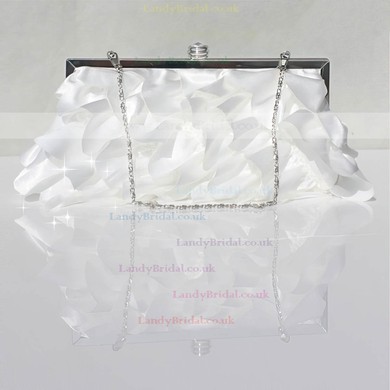 Black Silk Wedding Metal Handbags #LDB03160278
