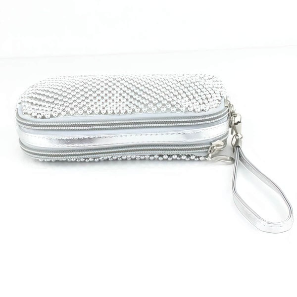 Silver PU Casual & Shopping Imitation Pearl Handbags #LDB03160280