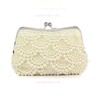White Pearl Wedding Metal Handbags #LDB03160283