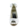 Women's Lace with Bowknot Stiletto Heel Pumps Peep Toe Platform #LDB03030026