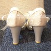 Women's Lace with Ribbon Tie Spool Heel Pumps Closed Toe #LDB03030088