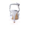 Women's Satin with Crystal Stiletto Heel Pumps Sandals #LDB03030102