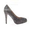 Women's Black Suede Closed Toe/Pumps with Sequin #LDB03030187