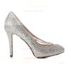Women's Multi-color Suede Pumps/Closed Toe with Crystal #LDB03030207