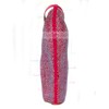 Women's Fuchsia Cloth Peep Toe/Platform/Wedges with Crystal #LDB03030232